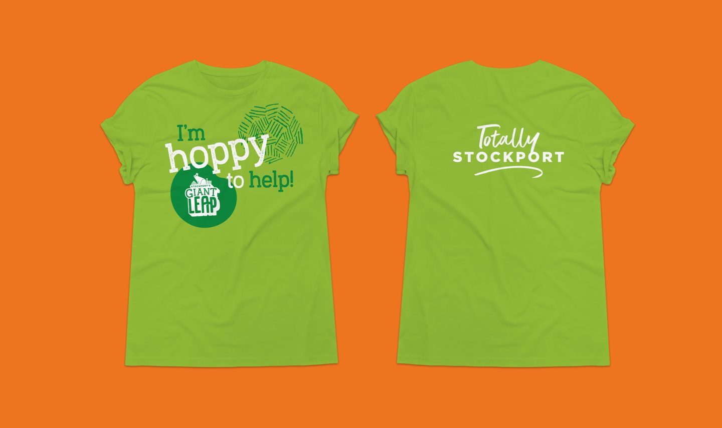 Stockport's Giant Leap Art Trail T-shirt