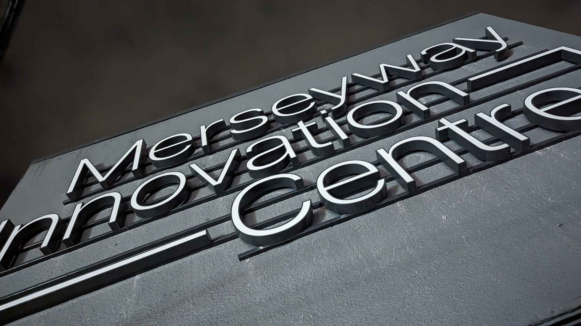 Merseyway innovation centre sign