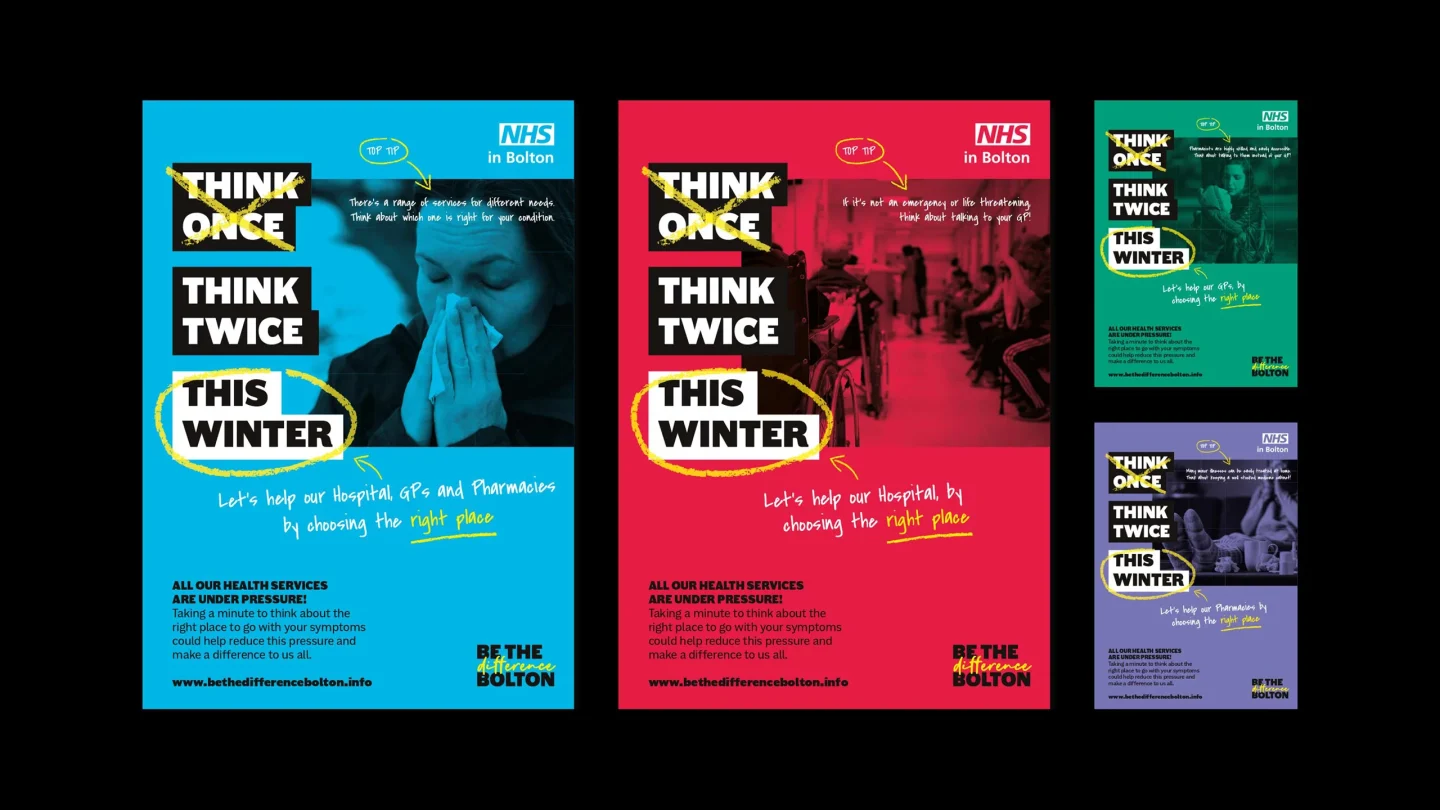 NHS Bolton posters